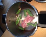 ソーキそば風　スープパスタ（手打ち麺）作り方3写真