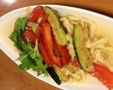 ソーキそば風　スープパスタ（手打ち麺）作り方7写真