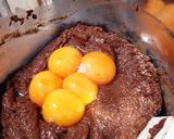 材料３つ！濃厚チョコチーズスフレケーキ作り方3写真