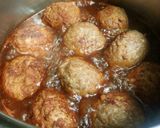 おなか満足！煮込み爆弾ハンバーグ●~*作り方14写真