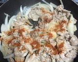 豚肉のカレーケチャップ炒め作り方3写真