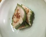 ゴーヤのつくね詰め蒸し焼き作り方7写真