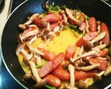 ソーセージのアンチョビ・にんにく炒め作り方5写真