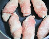 シャキシャキ食感が楽しい♪茗荷の肉巻き作り方3写真