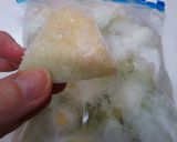 贅沢ぅ～☆冷凍メロンでメロンかき氷作り方1写真