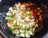 簡単！玉ねぎスープで洋風炊き込み御飯！作り方1写真