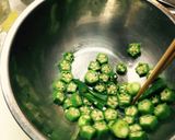 糸引きオクラのとろろ昆布かけ作り方4写真