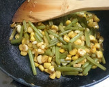 サツマイモの茎とトウモロコシのきんぴら風作り方5写真