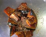 かぼちゃのにんにく旨辛♡作り方4写真