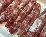 切落し肉で豪華に☆簡単肉巻きステーキ作り方5写真
