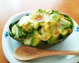 アボカドに山葵醤油&チーズとろ〜っとon作り方4写真