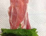 大葉味噌の肉巻♪作り方2写真