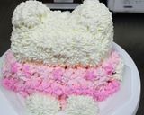 簡単おすわりキティちゃんケーキ作り方3写真