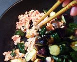 混ぜるだけ！ナスの怪味ソース炒め作り方4写真
