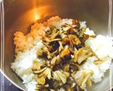 簡単！シソ香る我が家の舞茸バターライス✿作り方5写真