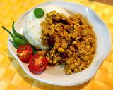 ふっくらお豆の簡単チキンキーマカレー作り方5写真