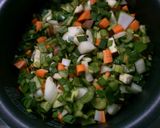 簡単♪海老と野菜の 中華風 炊き込みご飯作り方7写真
