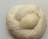 白パンともものカプレーゼv作り方1写真