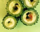 ゴーヤ☆ウィンナ〜入りフライパンで天ぷら作り方1写真