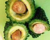 ゴーヤ☆ウィンナ〜入りフライパンで天ぷら作り方2写真