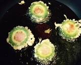 ゴーヤ☆ウィンナ〜入りフライパンで天ぷら作り方3写真