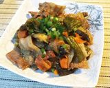 超簡単！夏野菜と肉の甘味噌煮作り方5写真