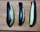 ヨウサマの減塩おやじの長茄子豚挽き肉炒め作り方1写真