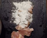 かんたん酢が隠し味椎茸の佃煮入り酢鶏ご飯作り方1写真