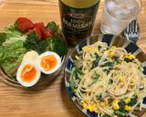 【牛乳でクリームパスタ】ホットクック調理作り方6写真