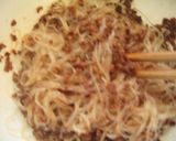 すばやく出来る♪挽肉＆春雨のおかず。作り方3写真