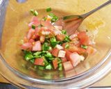 バル風、オリーブと野菜のサラダ作り方2写真
