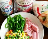 簡単☆ホットプレートでご飯ピザ☆作り方2写真