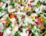 簡単☆ホットプレートでご飯ピザ☆作り方3写真