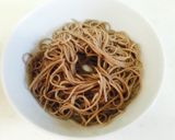 ごま油香る茄子のネバトロ蕎麦作り方12写真