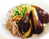 ごま油香る茄子のネバトロ蕎麦作り方13写真