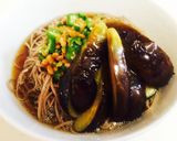 ごま油香る茄子のネバトロ蕎麦作り方14写真