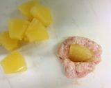 パイン入りふわふわ肉団子の酢豚作り方3写真