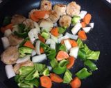 パイン入りふわふわ肉団子の酢豚作り方8写真