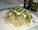エビとチーズの冷製パスタ作り方8写真