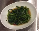 簡単すぎる空心菜とじゃこのパスタ作り方1写真