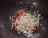 簡単すぎる空心菜とじゃこのパスタ作り方2写真