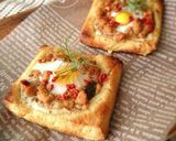 缶詰で簡単!!ガパオ風＊油揚げカナッペ作り方3写真
