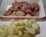 簡単うまい！鶏肉とじゃがいもの味噌バター作り方1写真