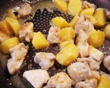 簡単うまい！鶏肉とじゃがいもの味噌バター作り方5写真
