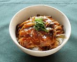 レンジで！いわしとしめじのテリテリ丼作り方6写真