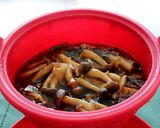レンジで！いわしとしめじのテリテリ丼作り方5写真