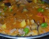 夏野菜いっぱいのシーチキンスープカレー作り方4写真