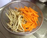 recipe☆★ごぼうと人参のきんぴら作り方1写真