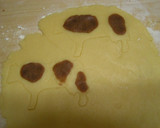 うしさんクッキーの模様の作り方★作り方1写真
