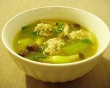 祖母の味☆ふわふわ鶏肉団子の中華スープ作り方4写真